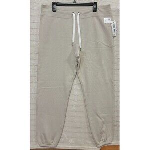 Calvin Klein Performance Jogger Sweatpants, XL, Beige, NWT